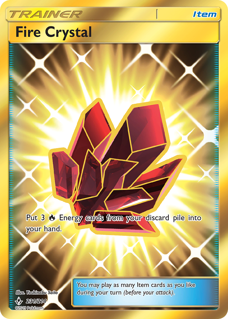 Unbroken Bonds Fire Crystal #231/214